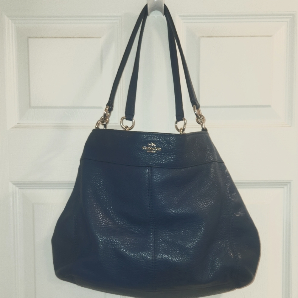 COACH Pebbled Leather Lexi Shoulder Bag - Medium/ Large